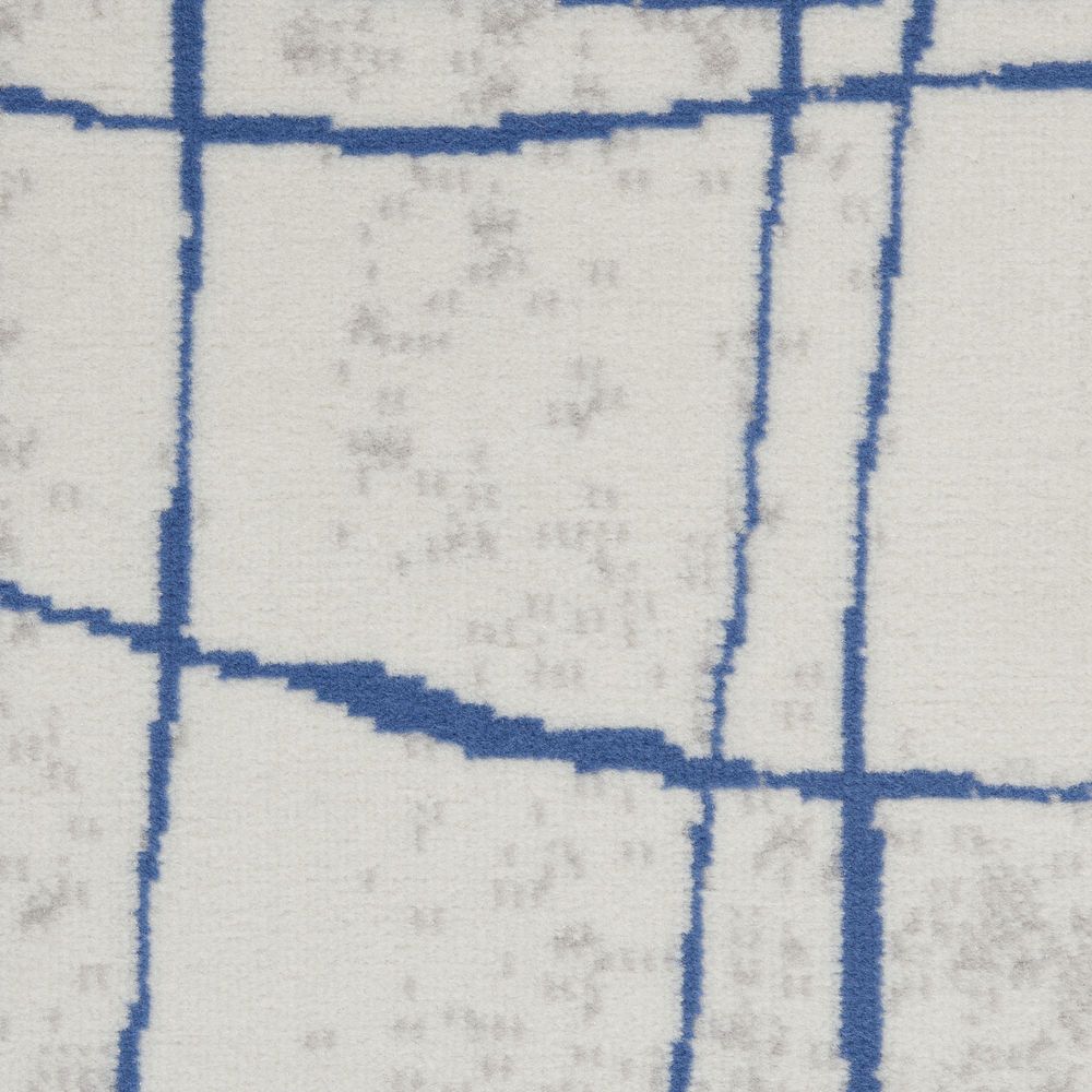 Whimsicle WHS09 Ivory Blue Rugs #color_ivory blue