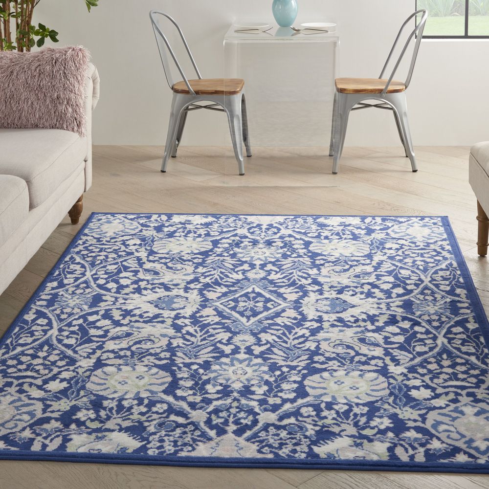 Whimsicle WHS10 Navy Multicolor Rugs #color_navy multicolor