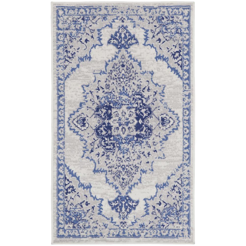 Whimsicle WHS14 Ivory Blue Rugs #color_ivory blue