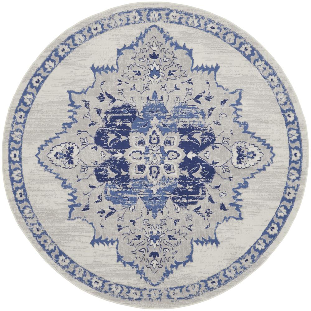 Whimsicle WHS14 Ivory Blue Rugs #color_ivory blue