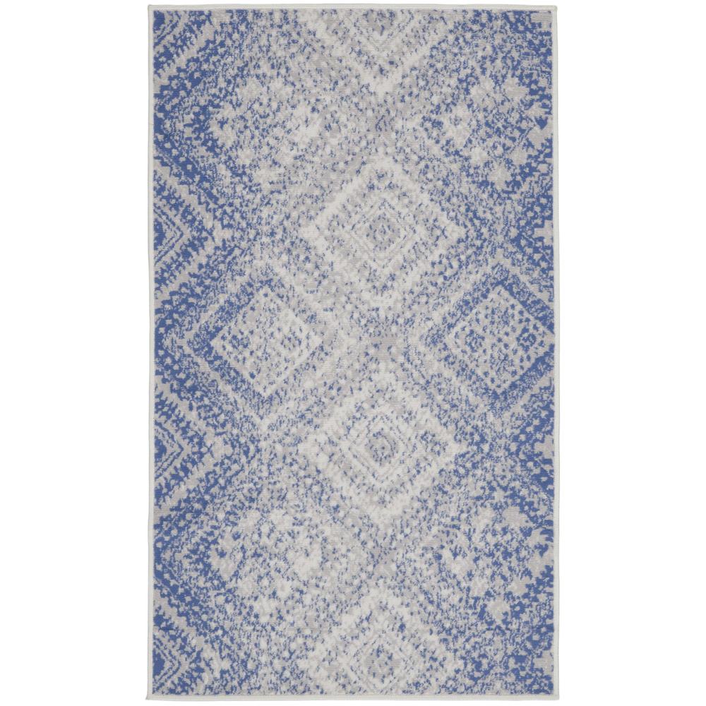 Whimsicle WHS17 Ivory Blue Rugs #color_ivory blue