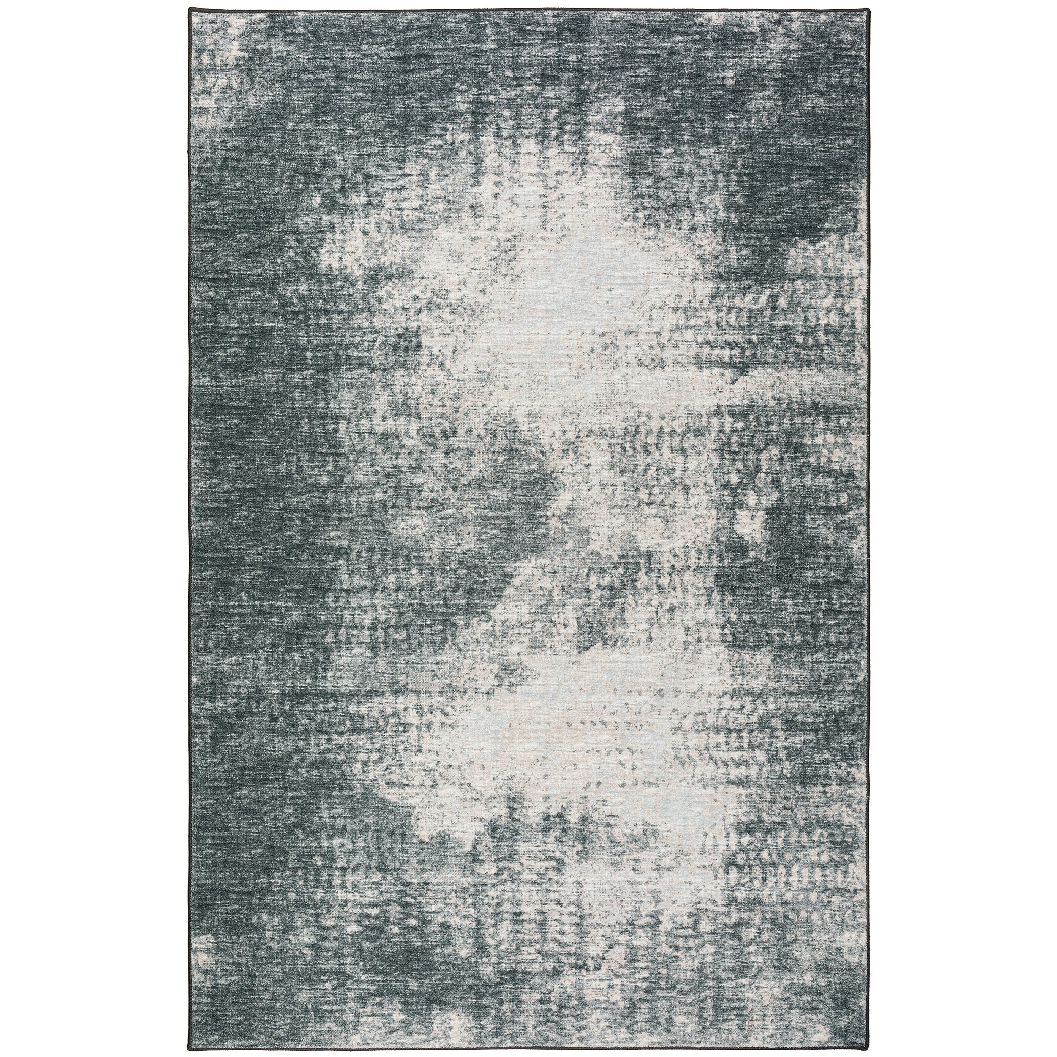 Indoor/Outdoor Transitional WL1 Midnight Black Rug 3' x 5' #shape_Rectangle