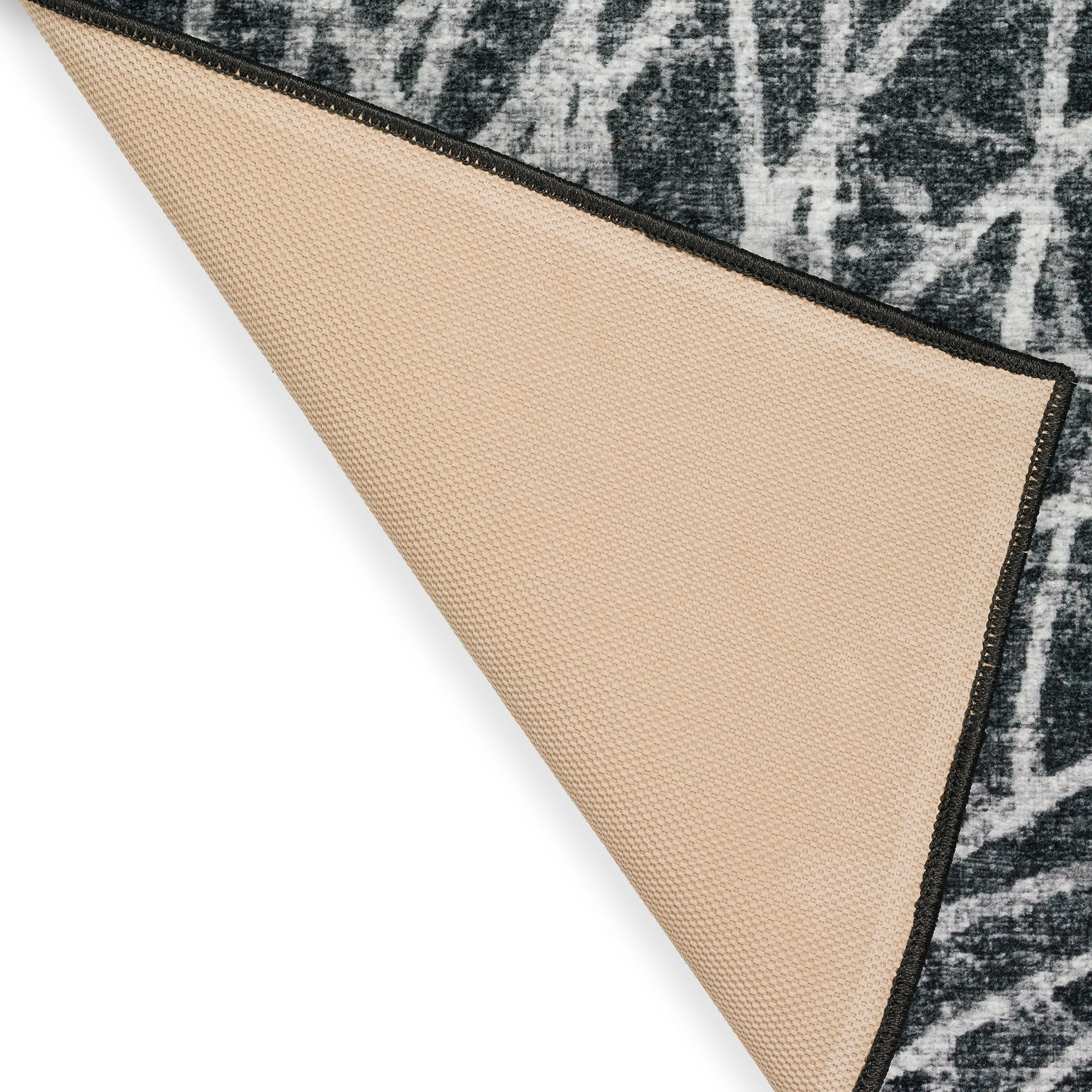 Indoor/Outdoor Transitional WL2 Midnight Black Rug 2' x 3' #shape_Rectangle