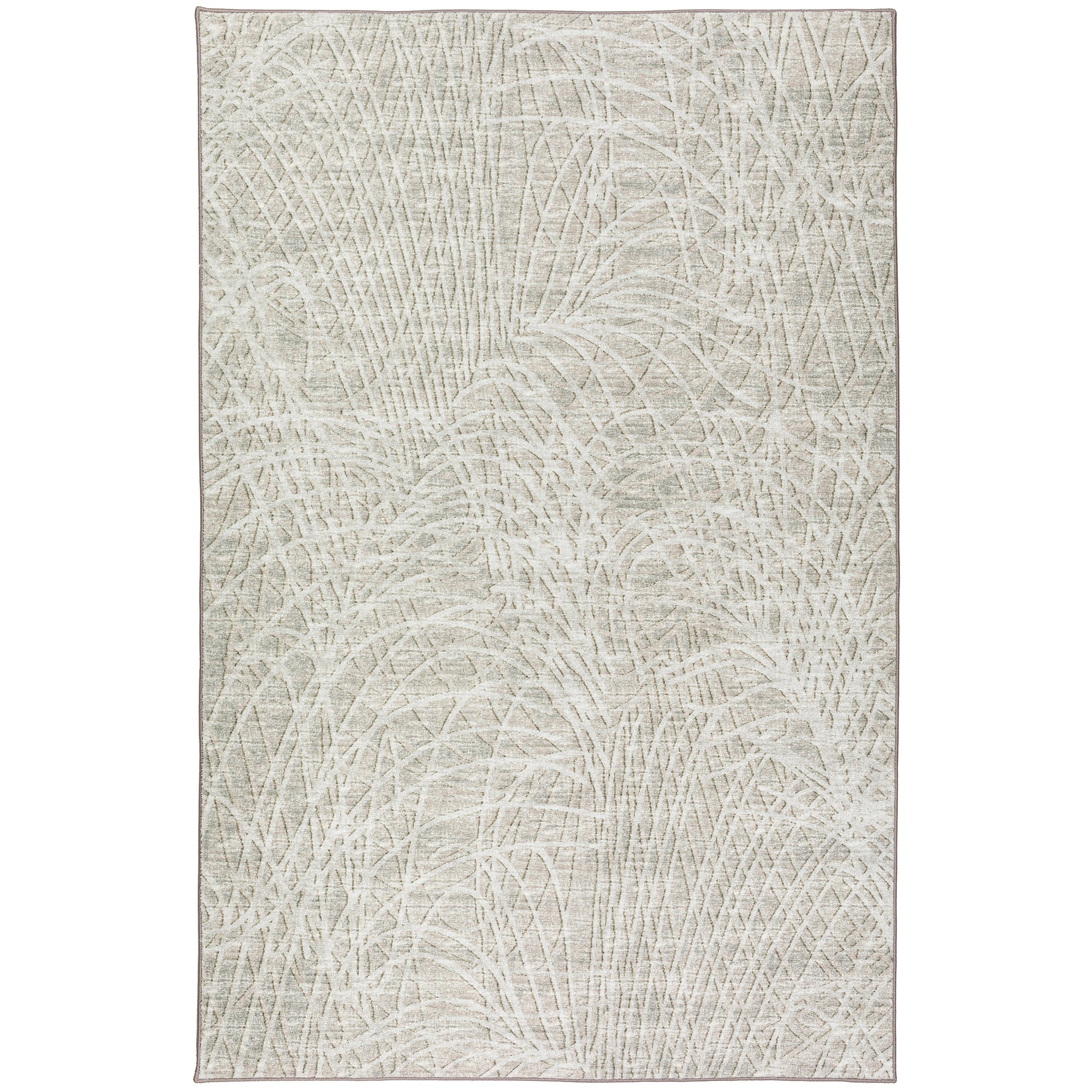 Indoor/Outdoor Transitional WL2 Taupe Brown Rug 3' x 5' #shape_Rectangle