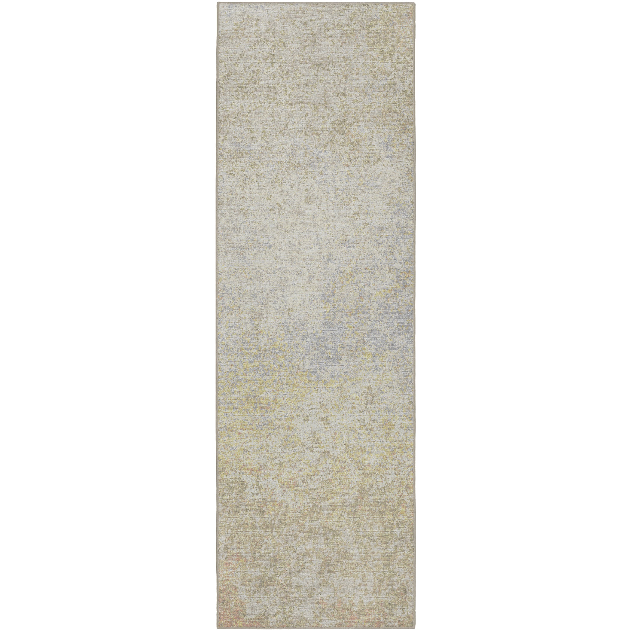 Indoor/Outdoor Transitional WL3 Khaki Brown Rug 2'6" x 10' #shape_Runner