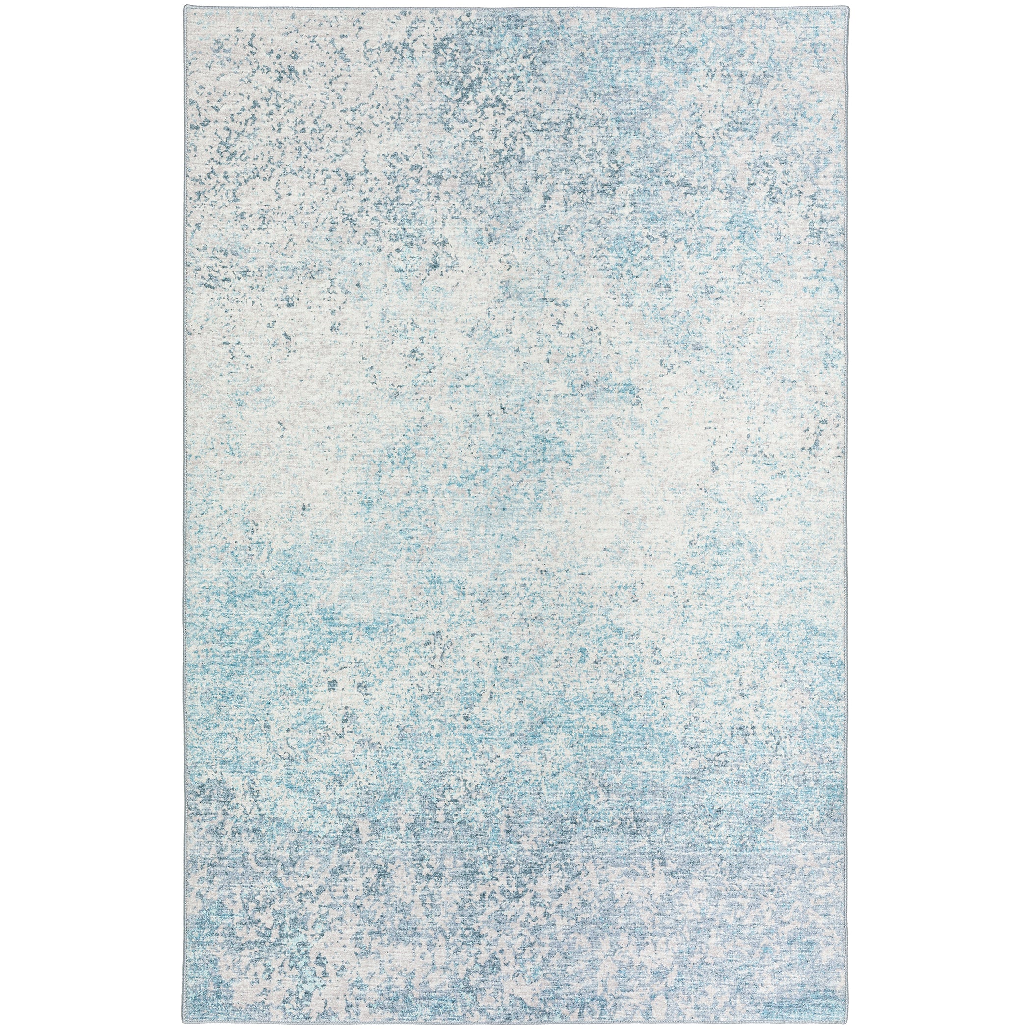 Indoor/Outdoor Transitional WL3 Sky Blue Rug 3' x 5' #shape_Rectangle