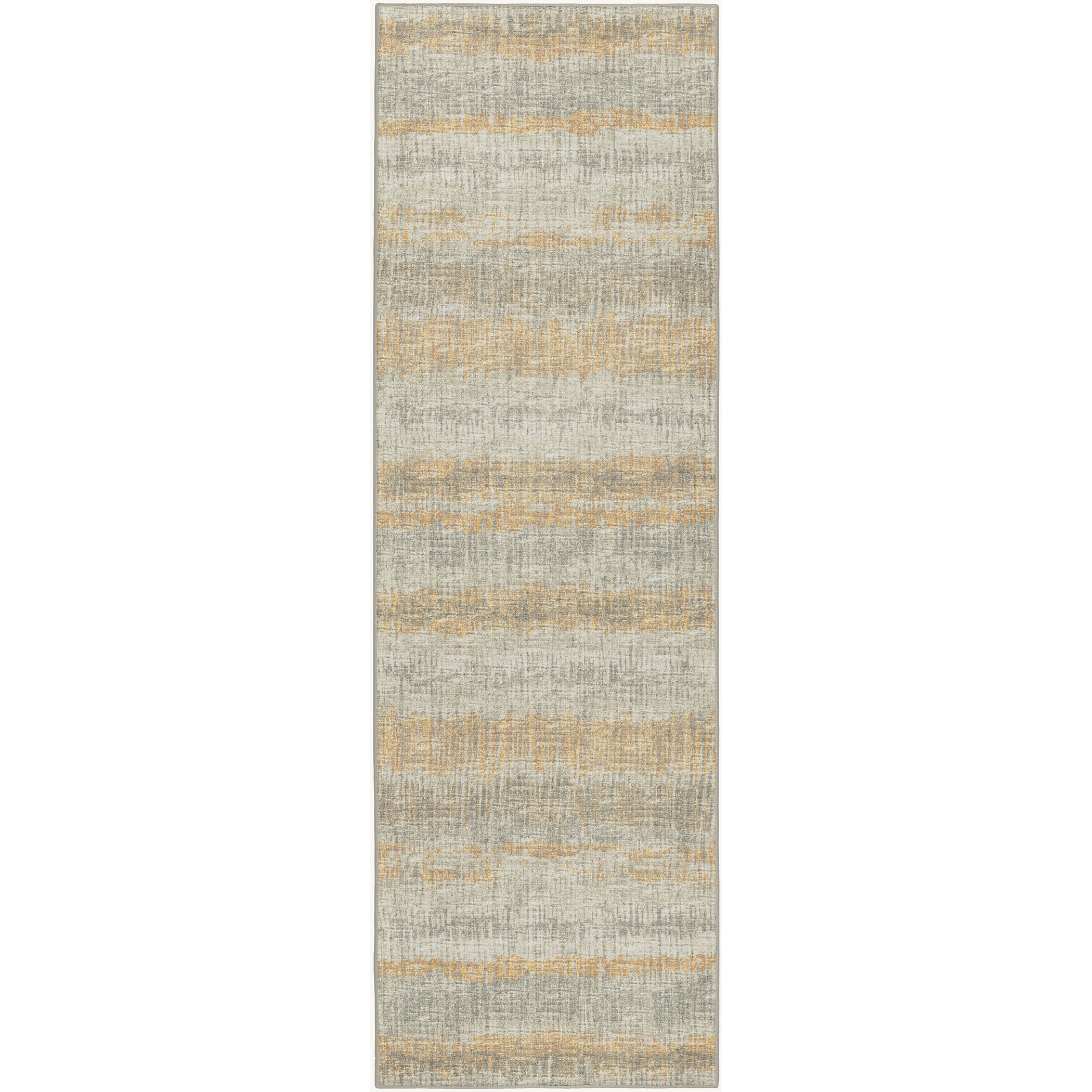 Indoor/Outdoor Transitional WL4 Khaki Brown Rug 2'6" x 10' #shape_Runner