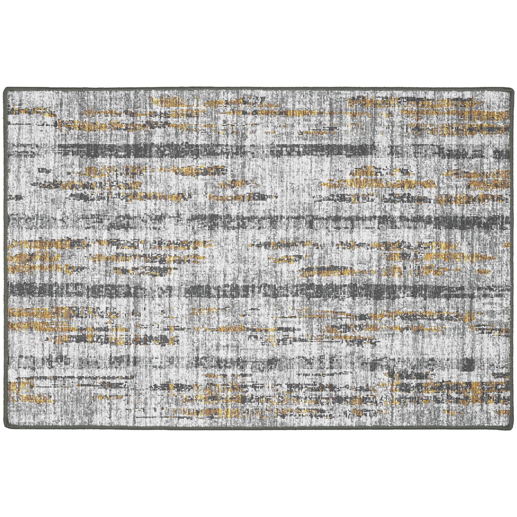 Indoor/Outdoor Transitional WL6 Gray Rug 2' x 3' #shape_Rectangle