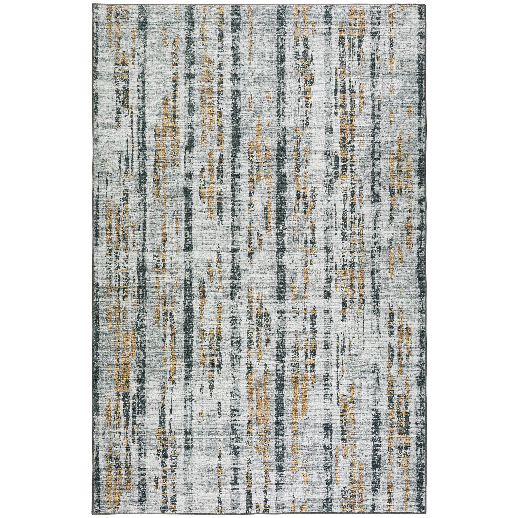 Indoor/Outdoor Transitional WL6 Gray Rug 3' x 5' #shape_Rectangle