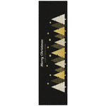 Luxury Machine Washable Indoor/Outdoor Holiday WN11 Black Rug 2'3" x 7'6" #shape_Runner