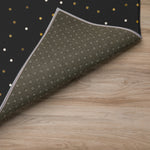 Luxury Machine Washable Indoor/Outdoor Holiday WN11 Black Rug 1'8" x 2'6" #shape_Rectangle