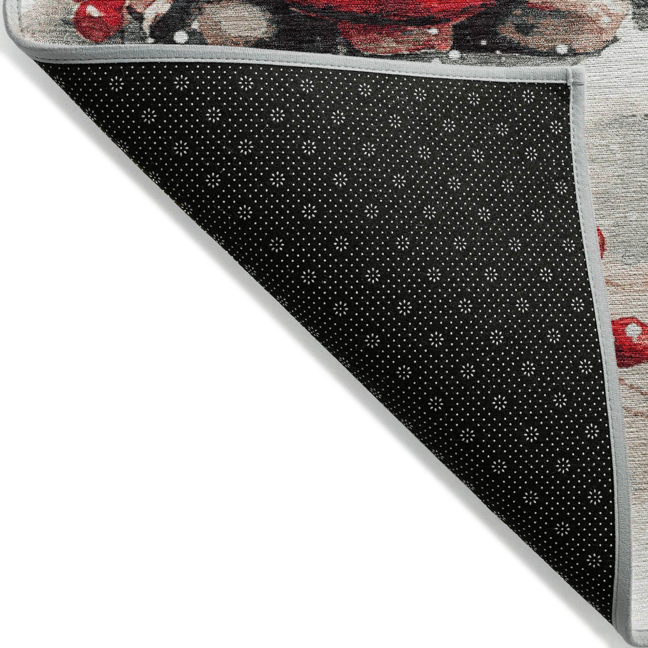 Luxury Machine Washable Indoor/Outdoor Holiday WN16 Ivory Rug 1'8" x 2'6" #shape_Rectangle