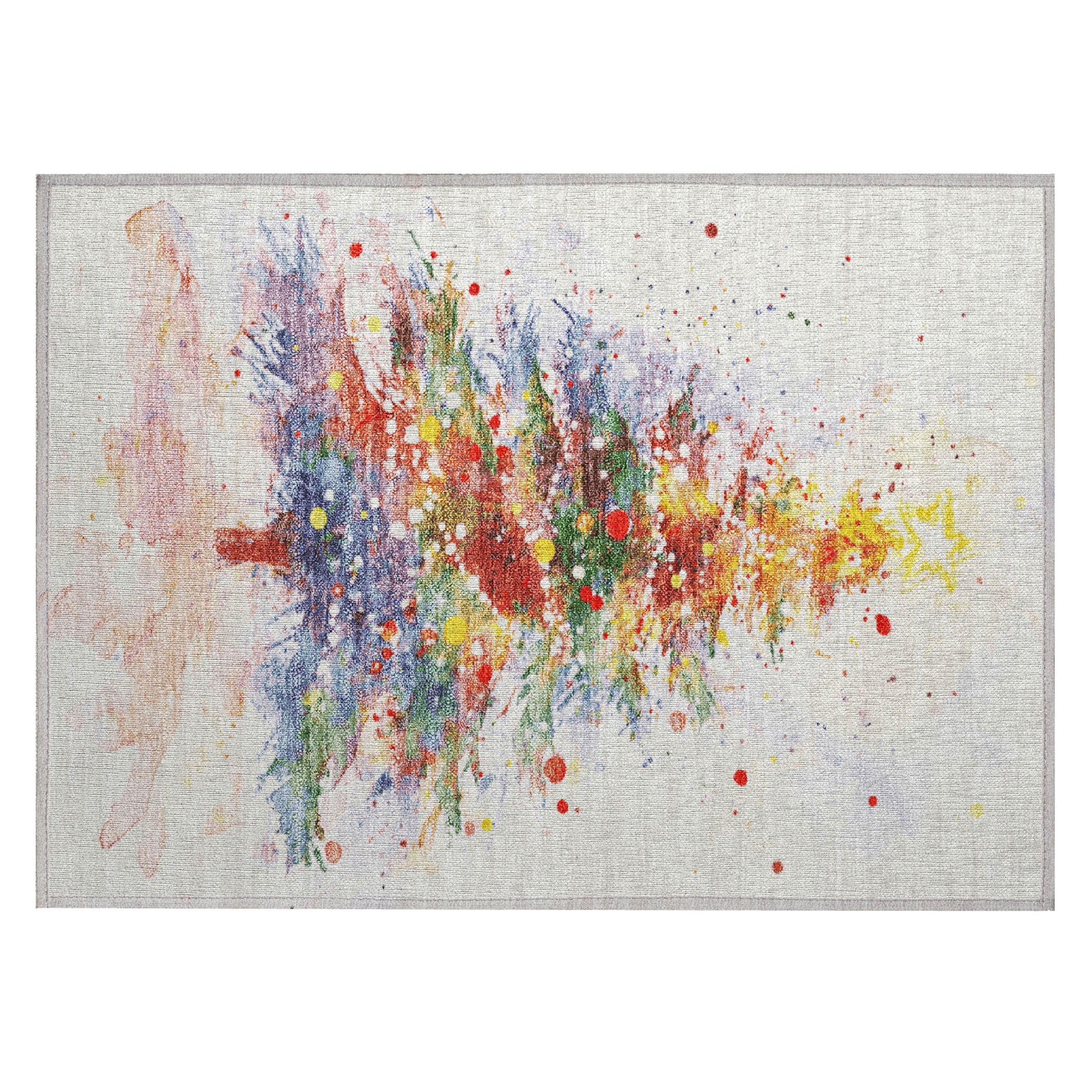 Luxury Machine Washable Indoor/Outdoor Holiday WN17 Ivory Rug 1'8" x 2'6" #shape_Rectangle