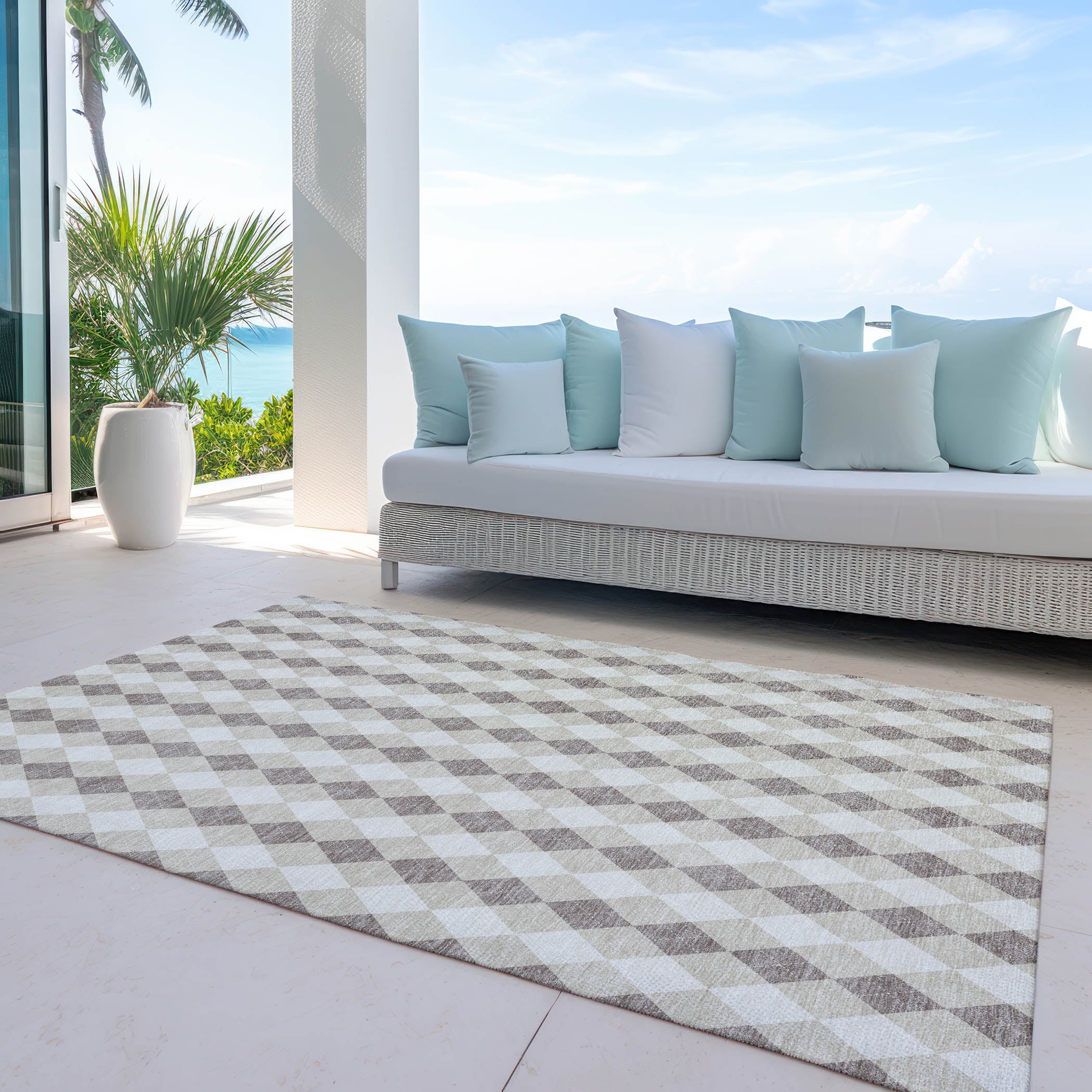 Luxury Machine Washable Indoor/Outdoor Holiday WN20 Beige Ivory Rug 2'6" x 3'10" #shape_Rectangle