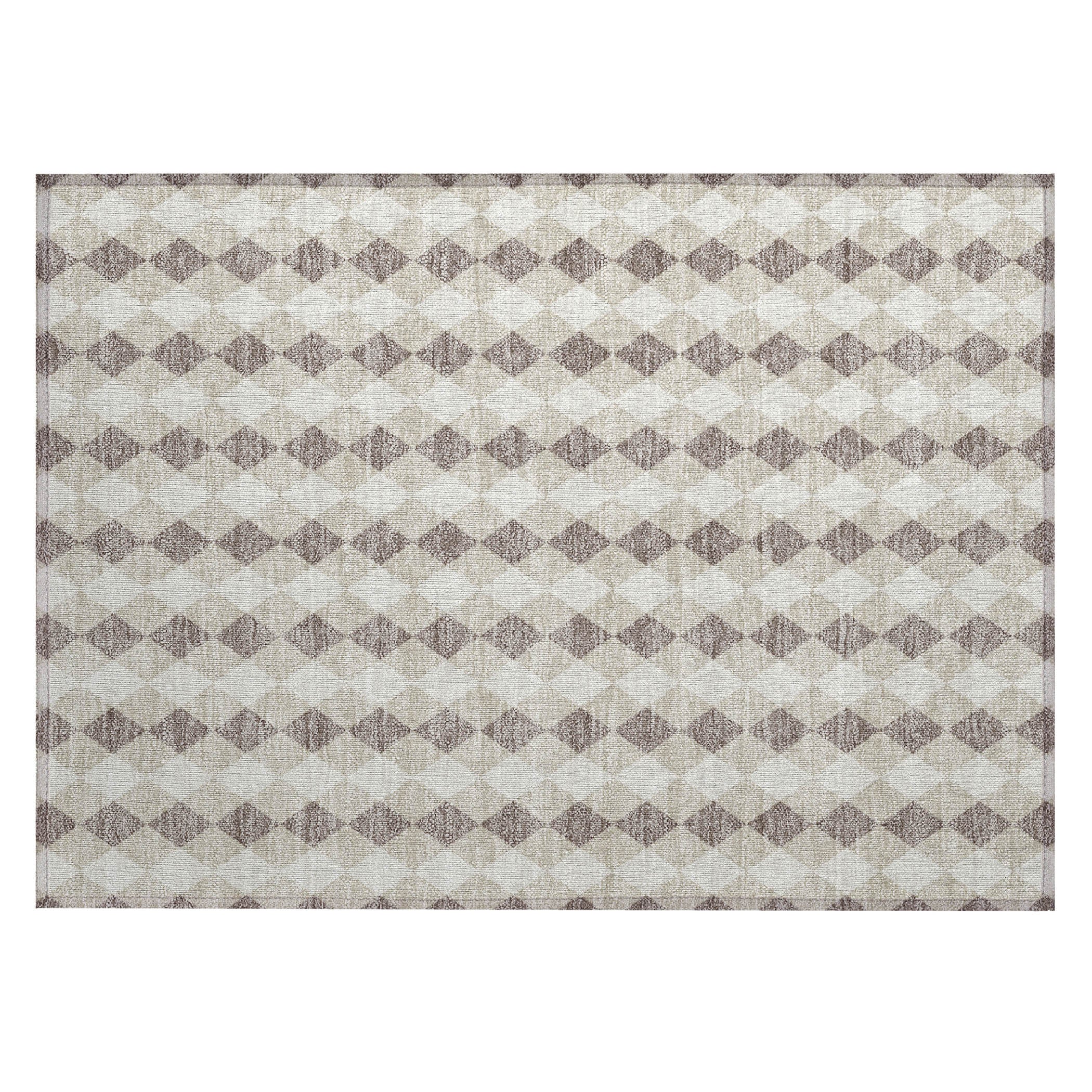 Luxury Machine Washable Indoor/Outdoor Holiday WN20 Beige Ivory Rug 1'8" x 2'6" #shape_Rectangle