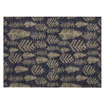 Luxury Machine Washable Indoor/Outdoor Holiday WN21 Black Rug 1'8" x 2'6" #shape_Rectangle