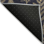 Luxury Machine Washable Indoor/Outdoor Holiday WN21 Black Rug 1'8" x 2'6" #shape_Rectangle