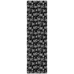 Luxury Machine Washable Indoor/Outdoor Holiday WN22 Black Rug 2'3" x 7'6" #shape_Runner