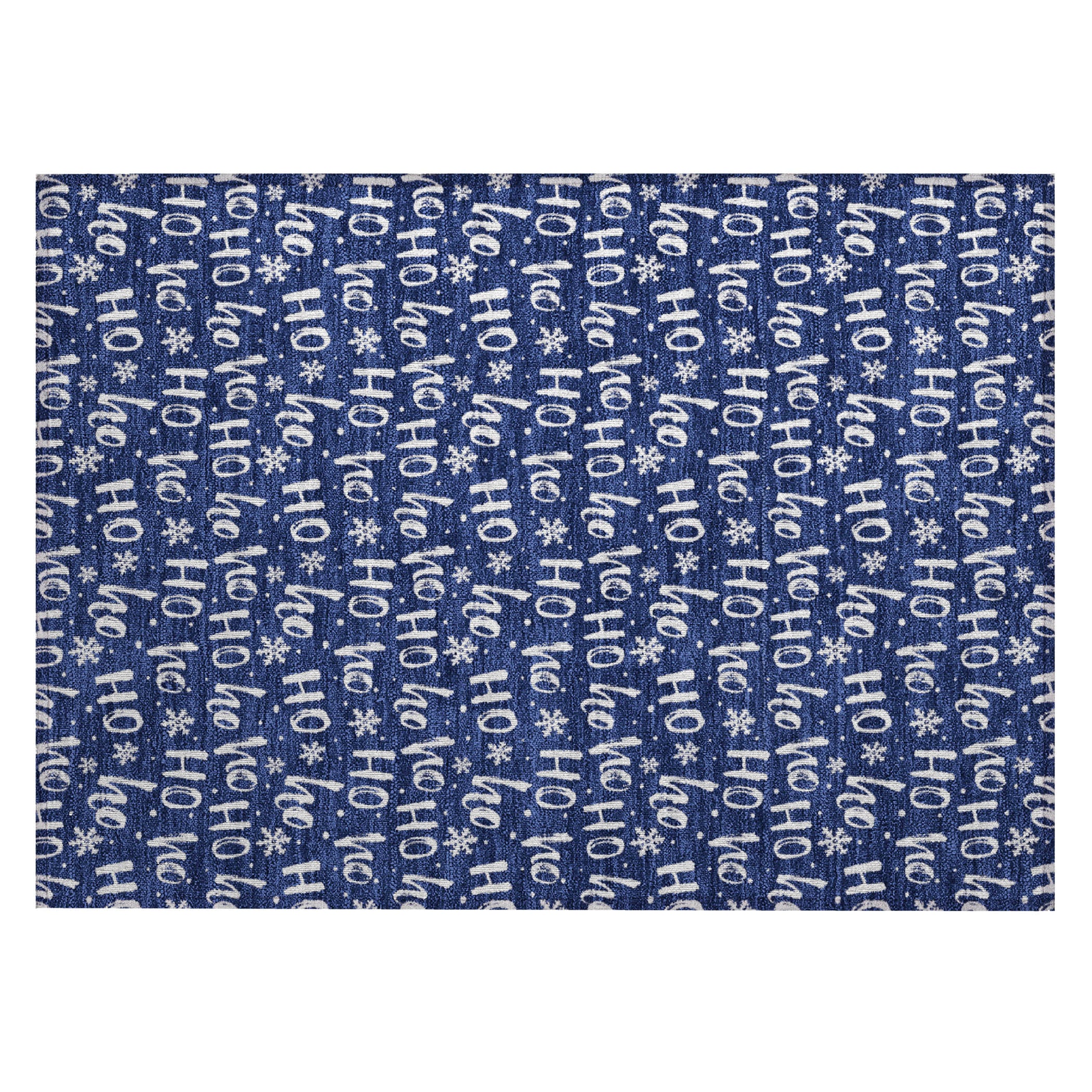 Luxury Machine Washable Indoor/Outdoor Holiday WN22 Navy Blue Rug 1'8" x 2'6" #shape_Rectangle