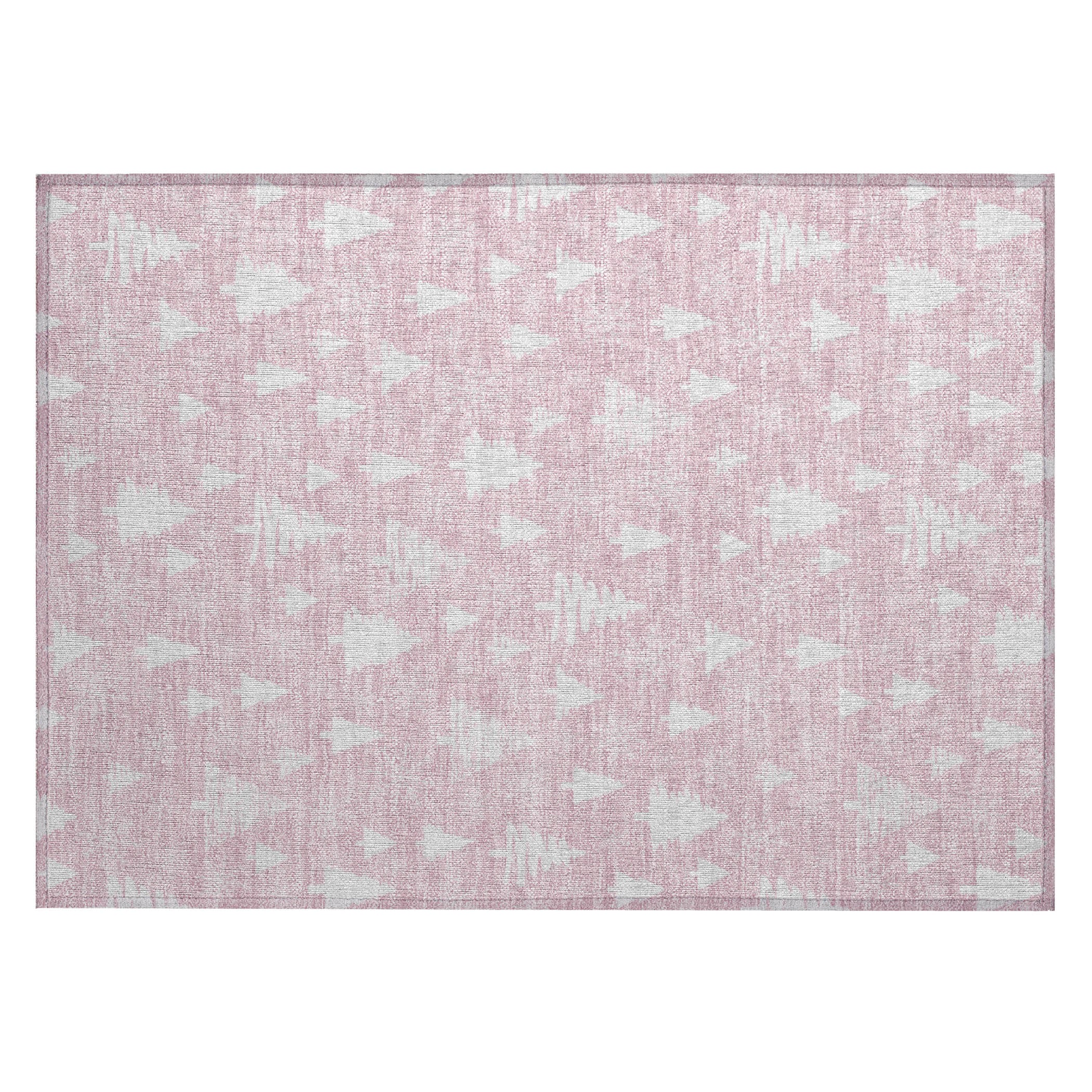 Luxury Machine Washable Indoor/Outdoor Holiday WN23 Pink Rug 1'8" x 2'6" #shape_Rectangle