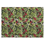 Luxury Machine Washable Indoor/Outdoor Holiday WN24 Black Rug 1'8" x 2'6" #shape_Rectangle