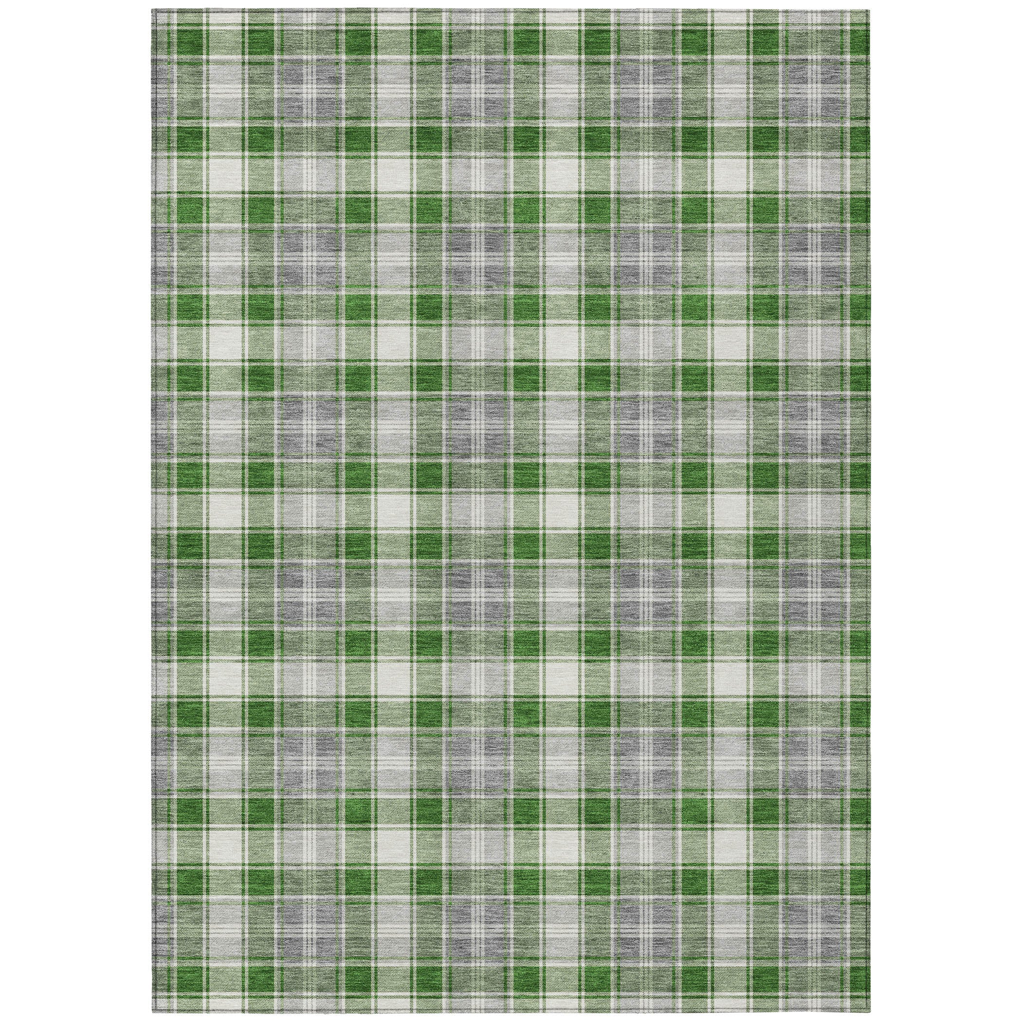 Luxury Machine Washable Indoor/Outdoor Holiday WN25 Green Rug 2'6" x 3'10" #shape_Rectangle