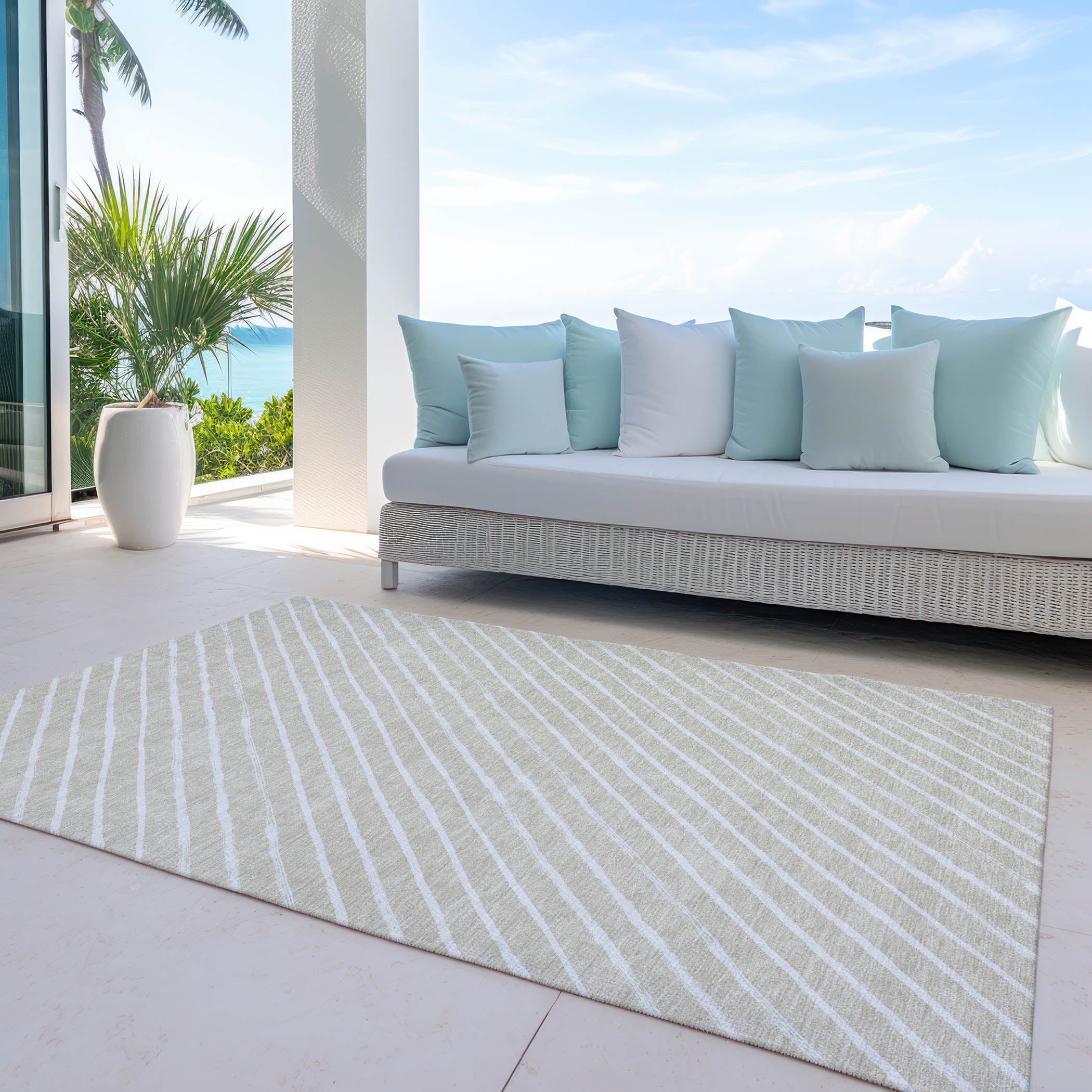 Luxury Machine Washable Indoor/Outdoor Holiday WN27 Beige Ivory Rug 2'6" x 3'10" #shape_Rectangle