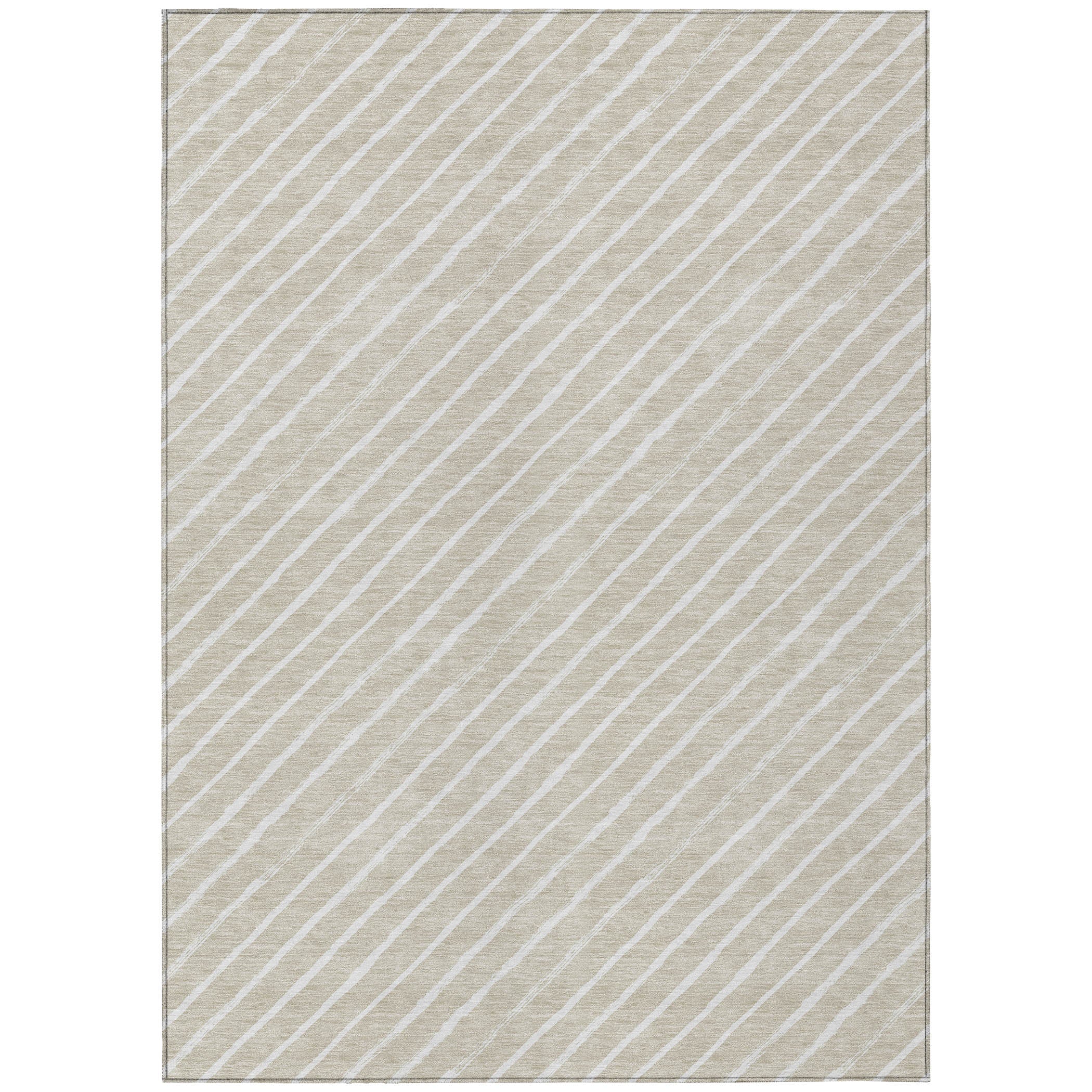 Luxury Machine Washable Indoor/Outdoor Holiday WN27 Beige Ivory Rug 2'6" x 3'10" #shape_Rectangle