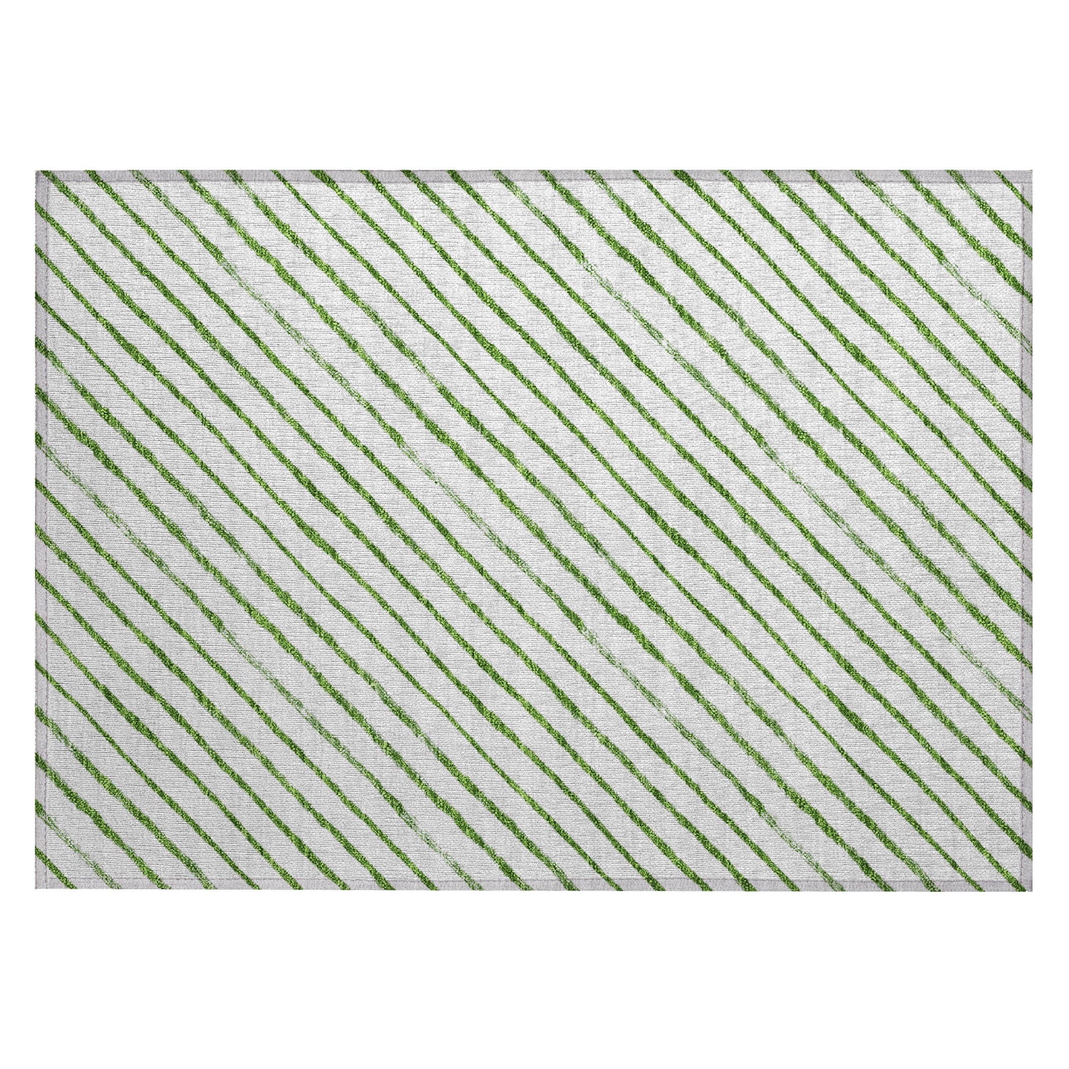Luxury Machine Washable Indoor/Outdoor Holiday WN27 Green Rug 1'8" x 2'6" #shape_Rectangle