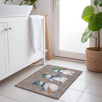 Luxury Machine Washable Indoor/Outdoor Holiday WN34 Taupe Brown Rug 1'8" x 2'6" #shape_Rectangle