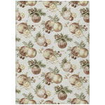 Luxury Machine Washable Indoor/Outdoor Holiday WN36 Ivory Rug 2'6" x 3'10" #shape_Rectangle