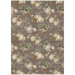 Luxury Machine Washable Indoor/Outdoor Holiday WN36 Taupe Brown Rug 2'6" x 3'10" #shape_Rectangle