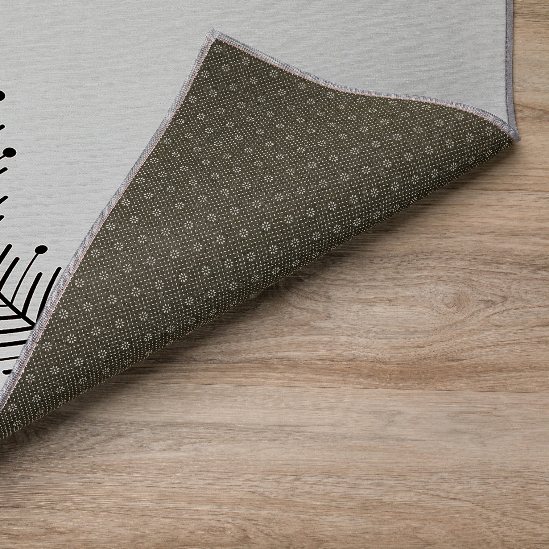 Luxury Machine Washable Indoor/Outdoor Holiday WN5 Silver Gray Rug 1'8" x 2'6" #shape_Rectangle