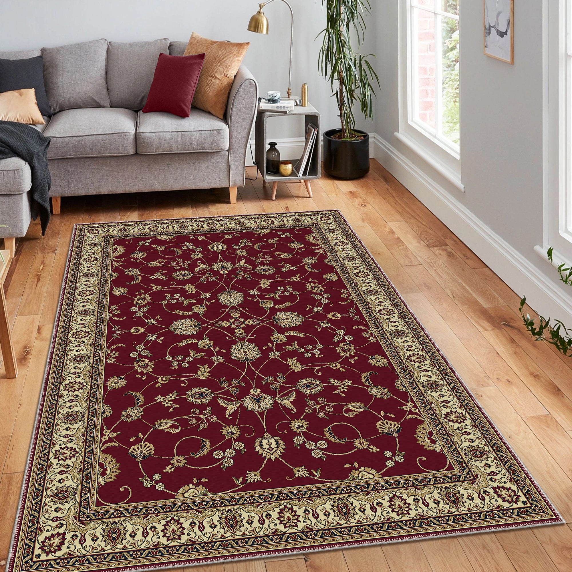 Liverpool Machine Washable Area Rug