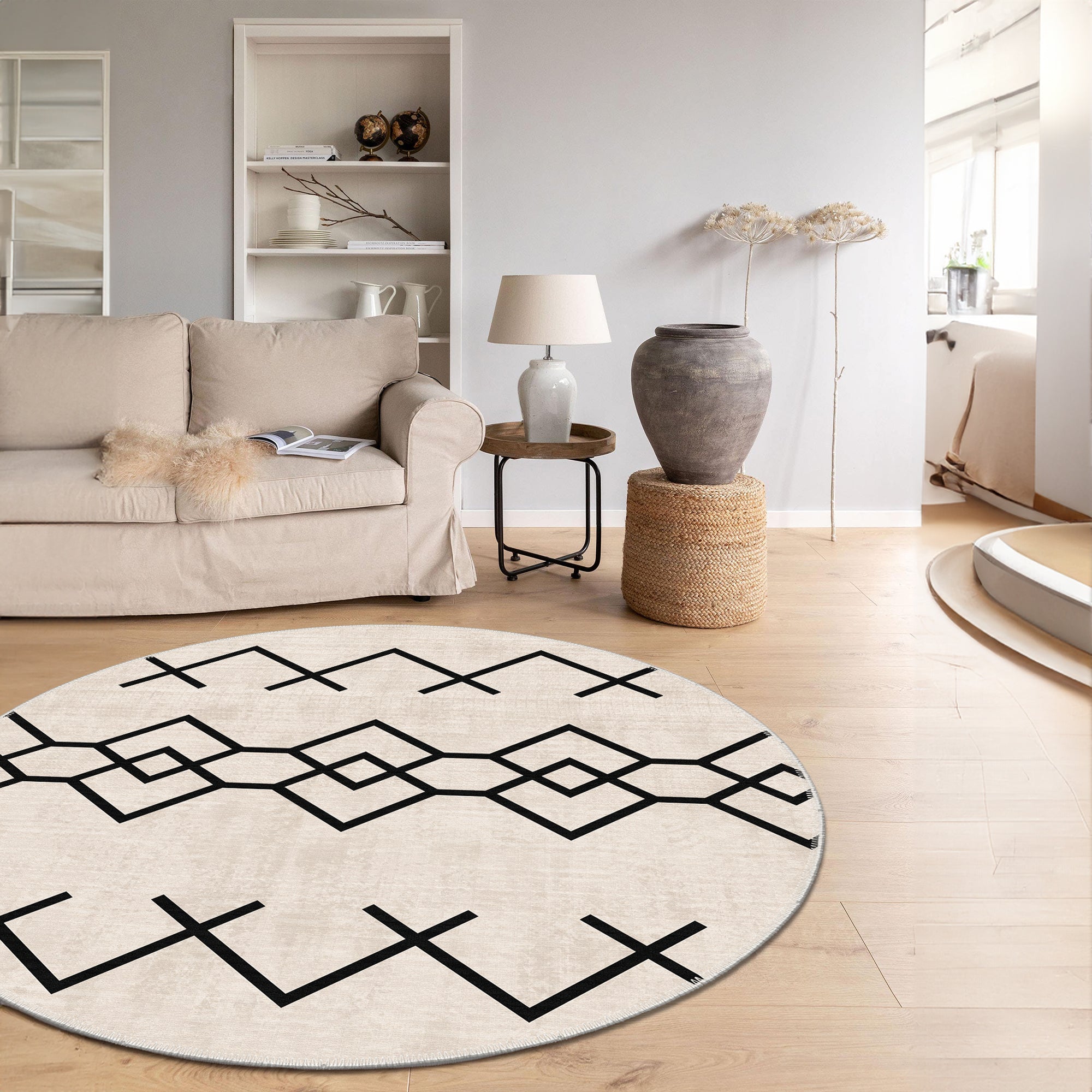 Rennes Machine Washable Area Rug