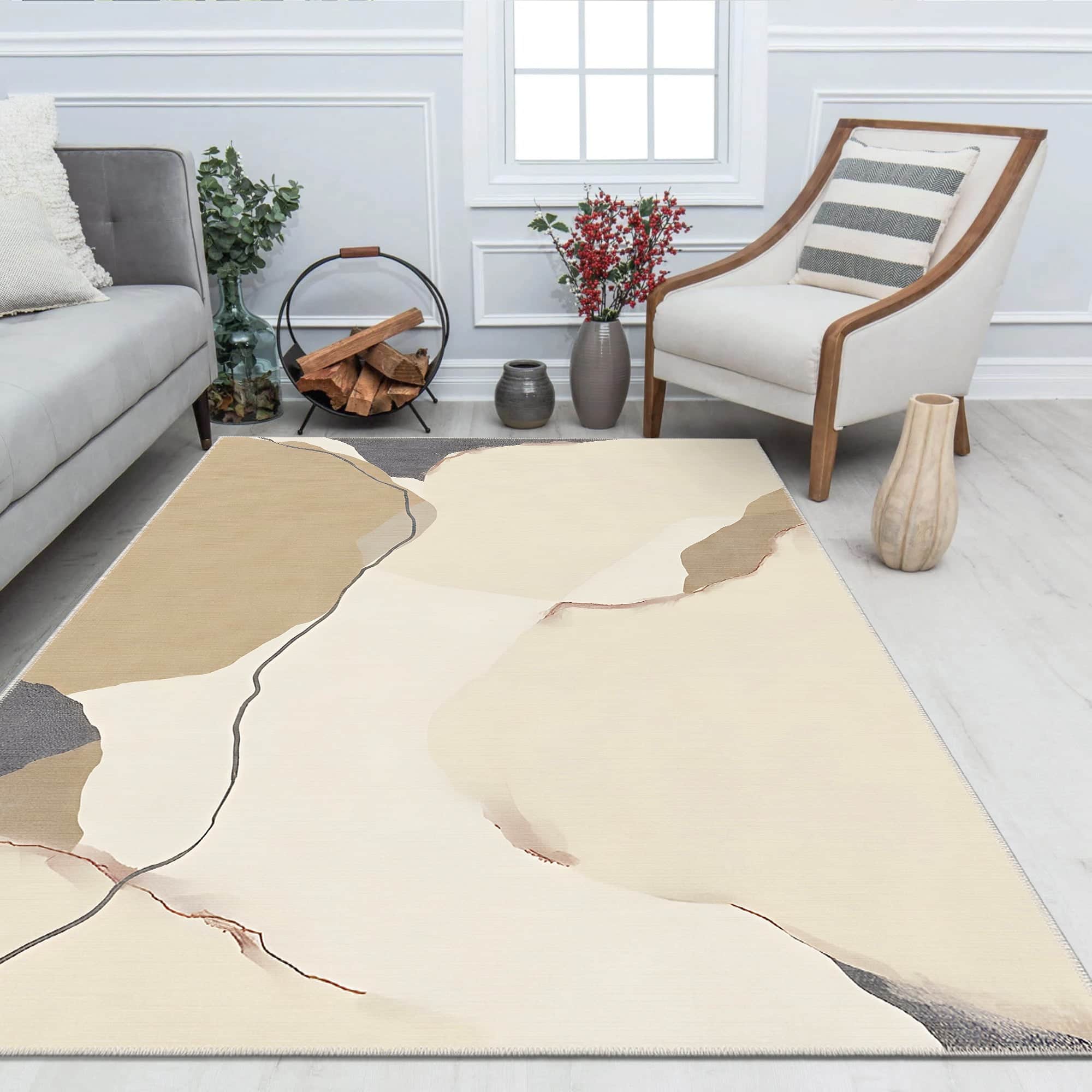 Shelby Machine Washable Area Rug Flashrug