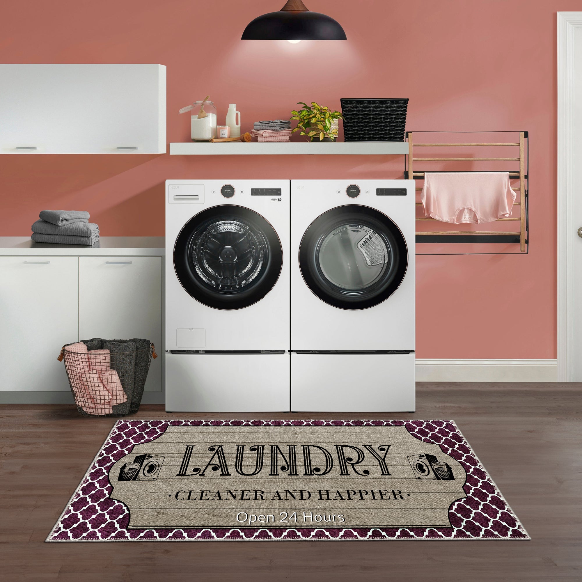 Vayne Machine Washable Area Rug