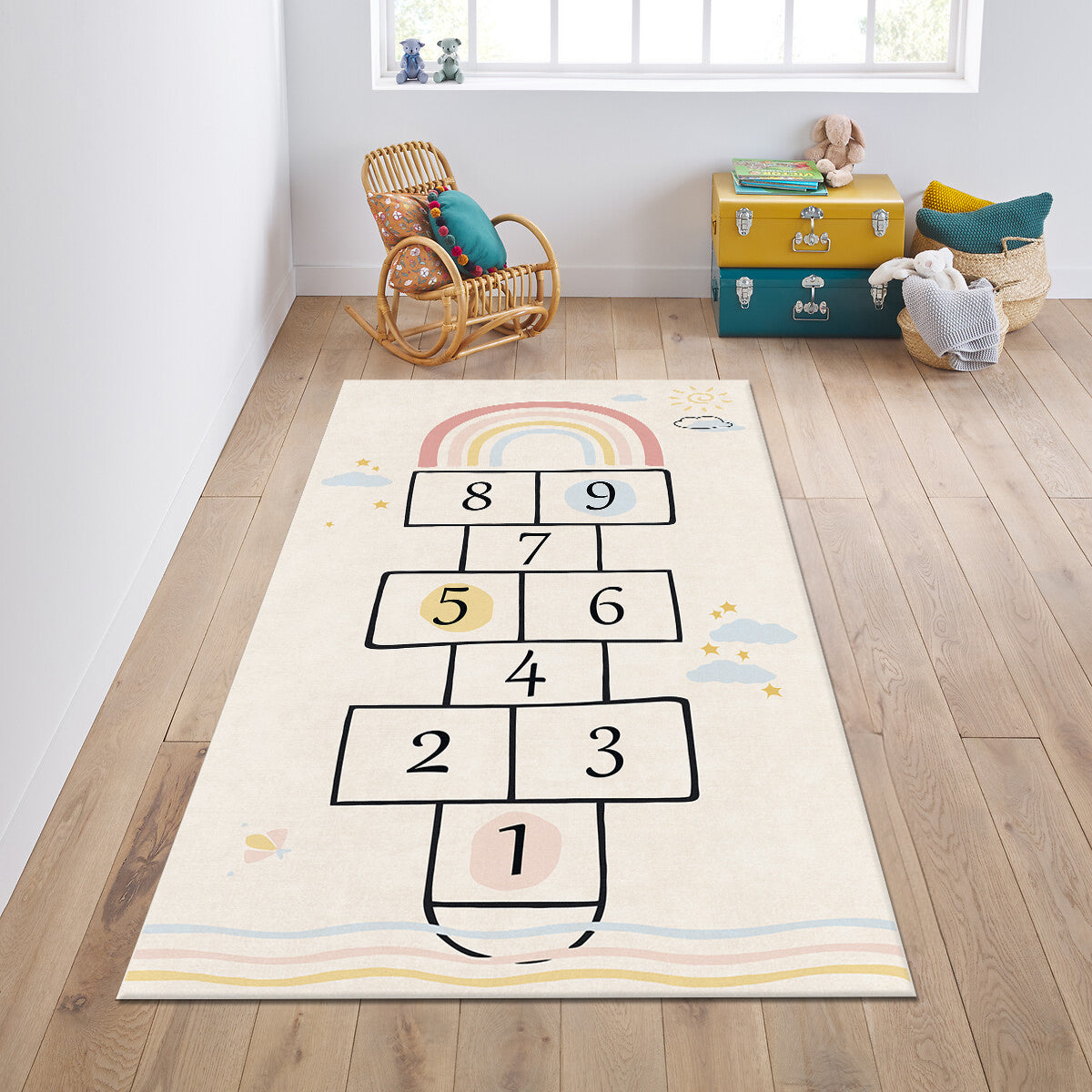 Yasuo Machine Washable Area Rug