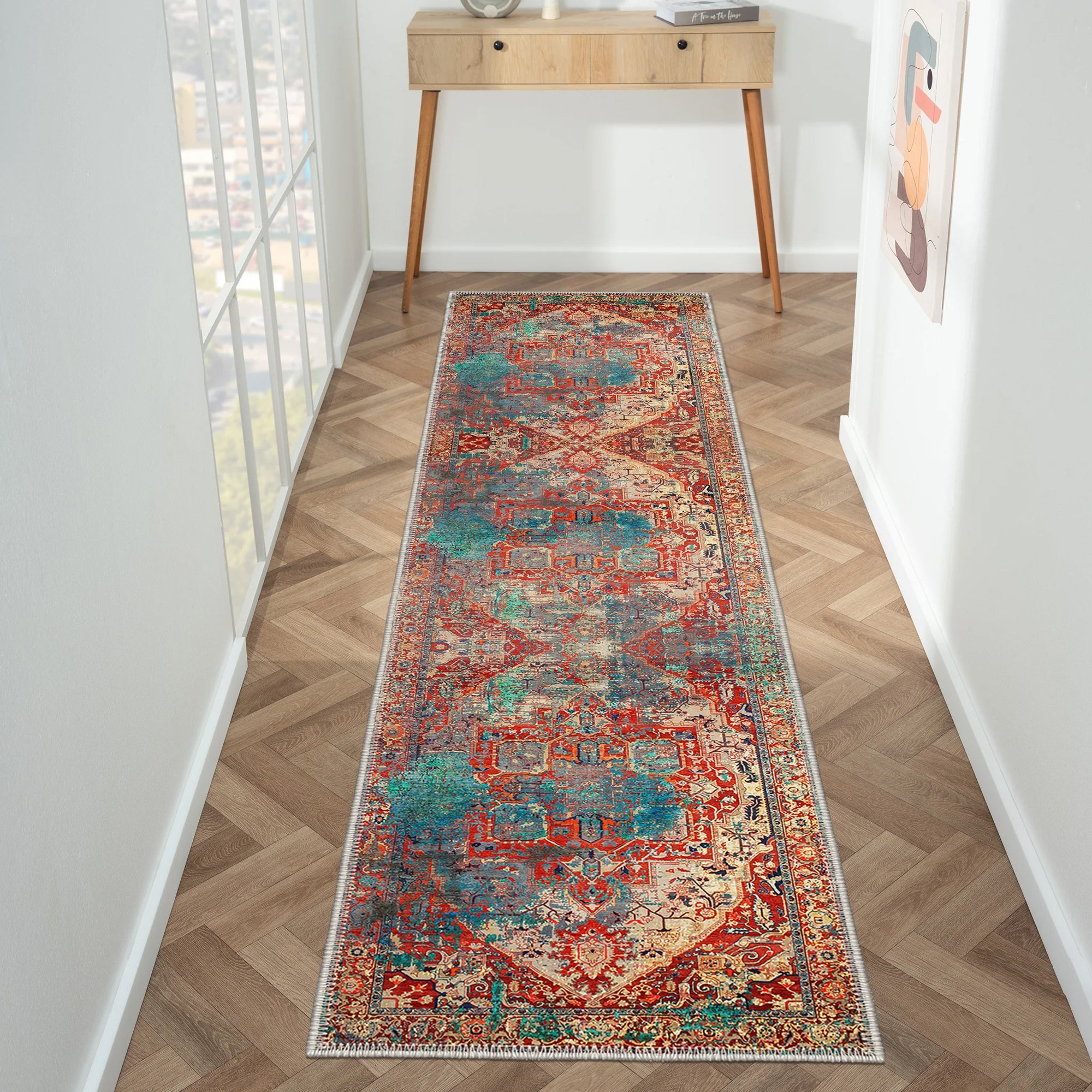 Prague Machine Washable Area Rug