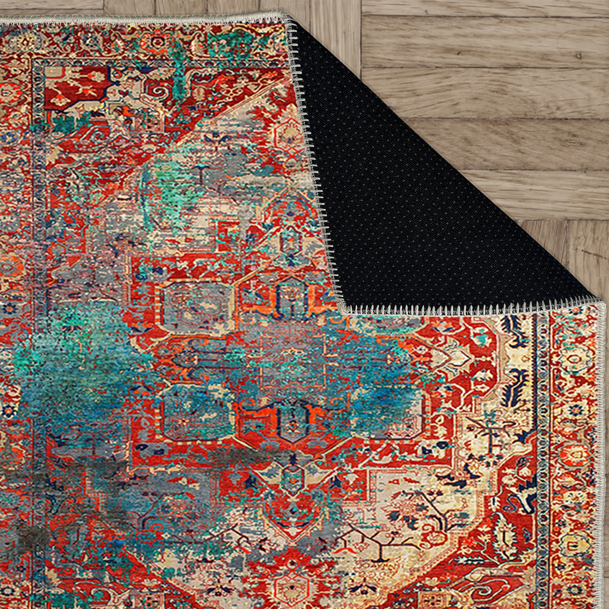 Prague Machine Washable Area Rug