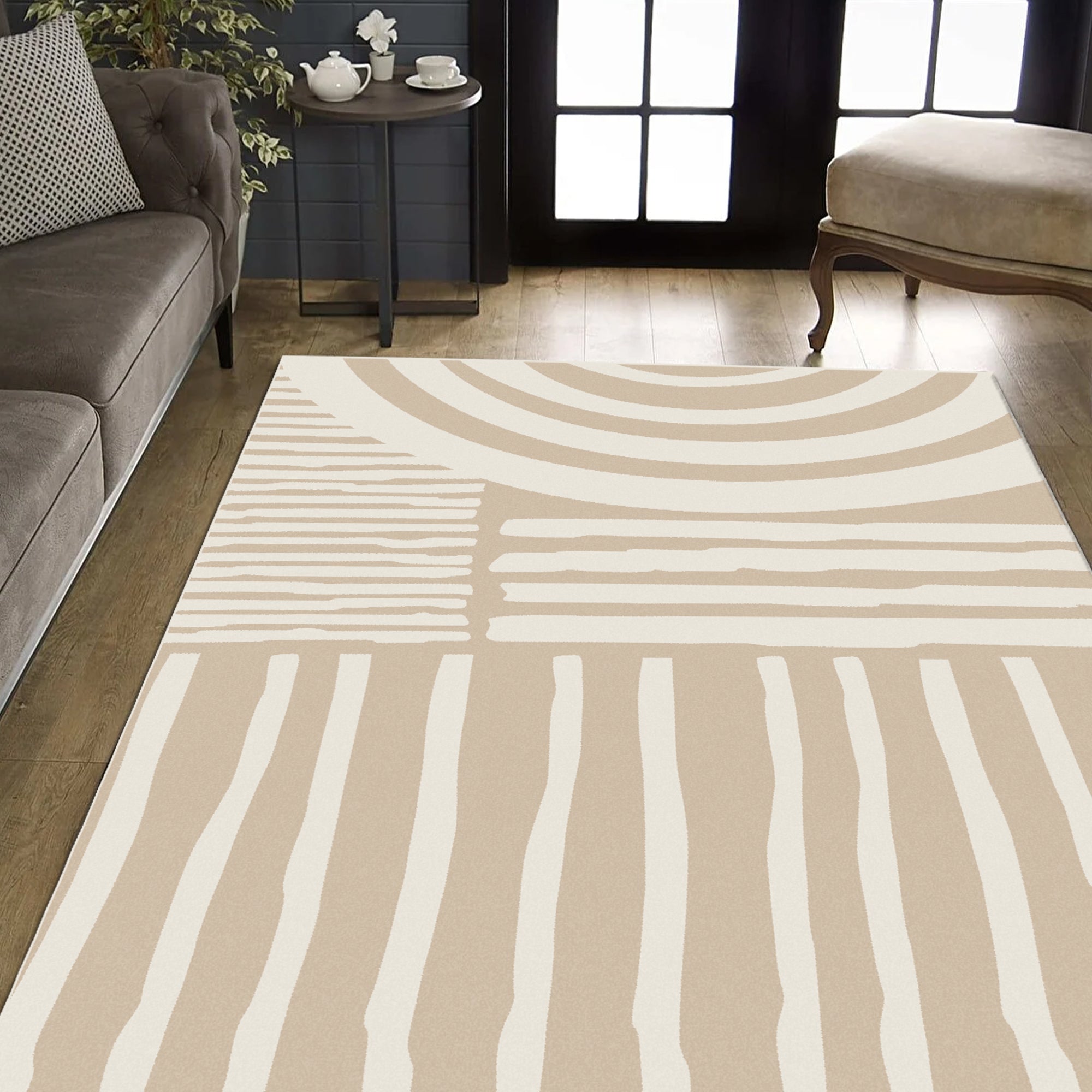 Riven Machine Washable Area Rug