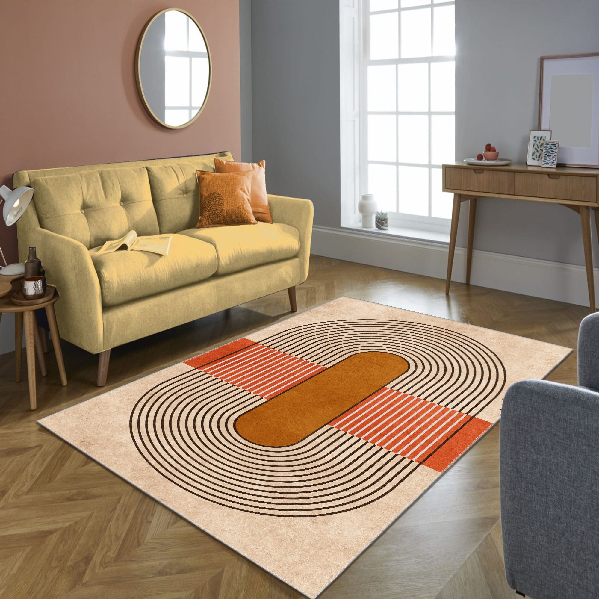 Swain Machine Washable Area Rug