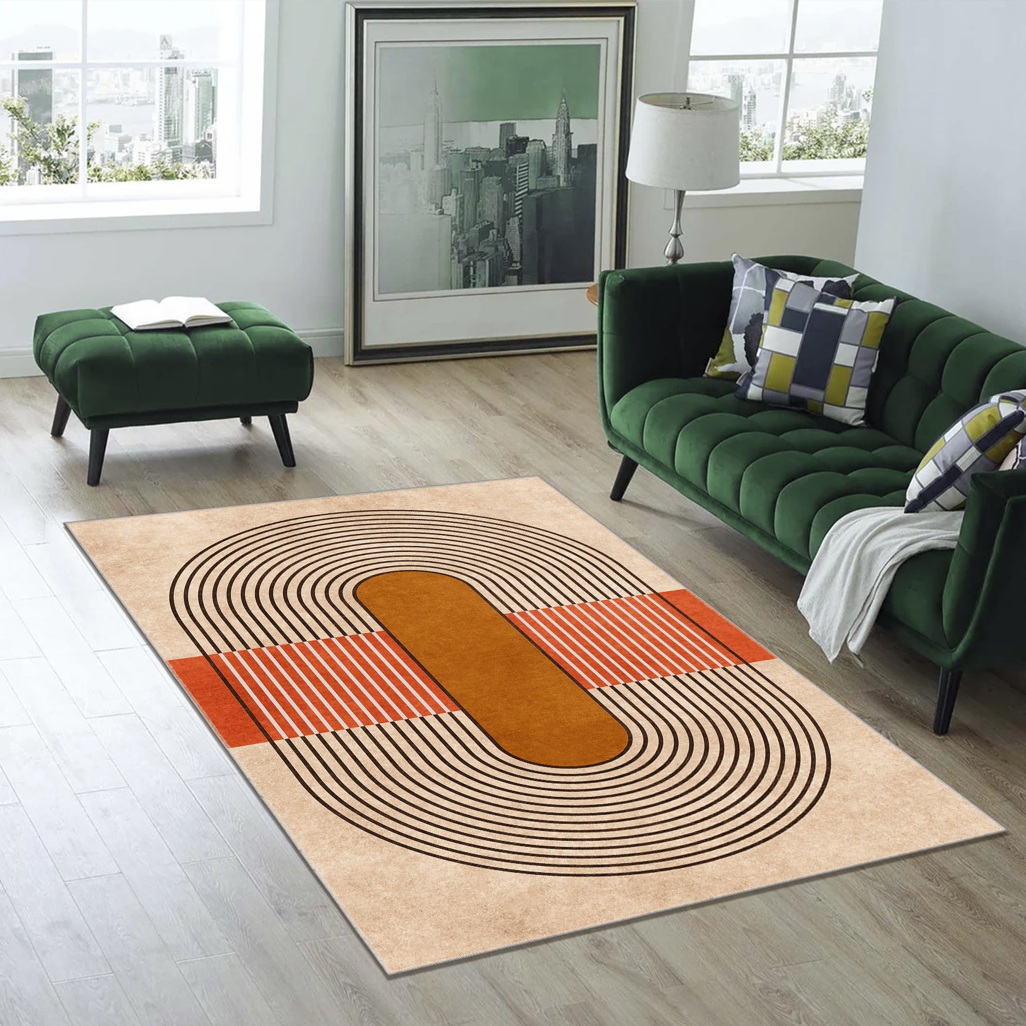 Swain Machine Washable Area Rug