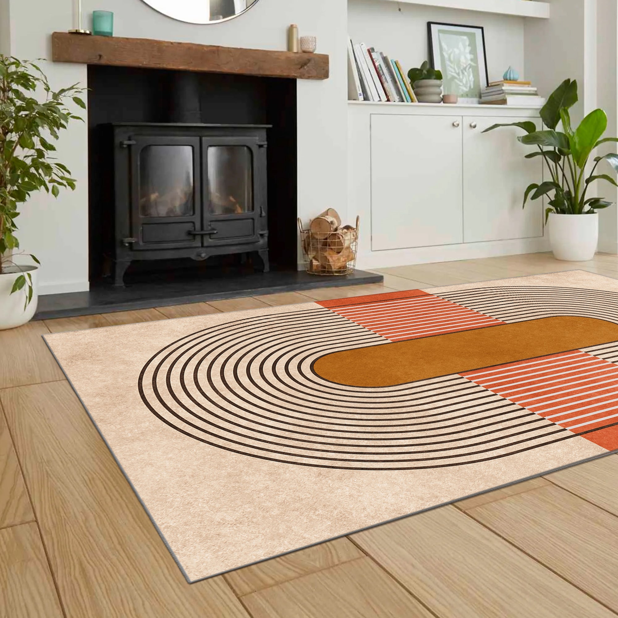 Swain Machine Washable Area Rug
