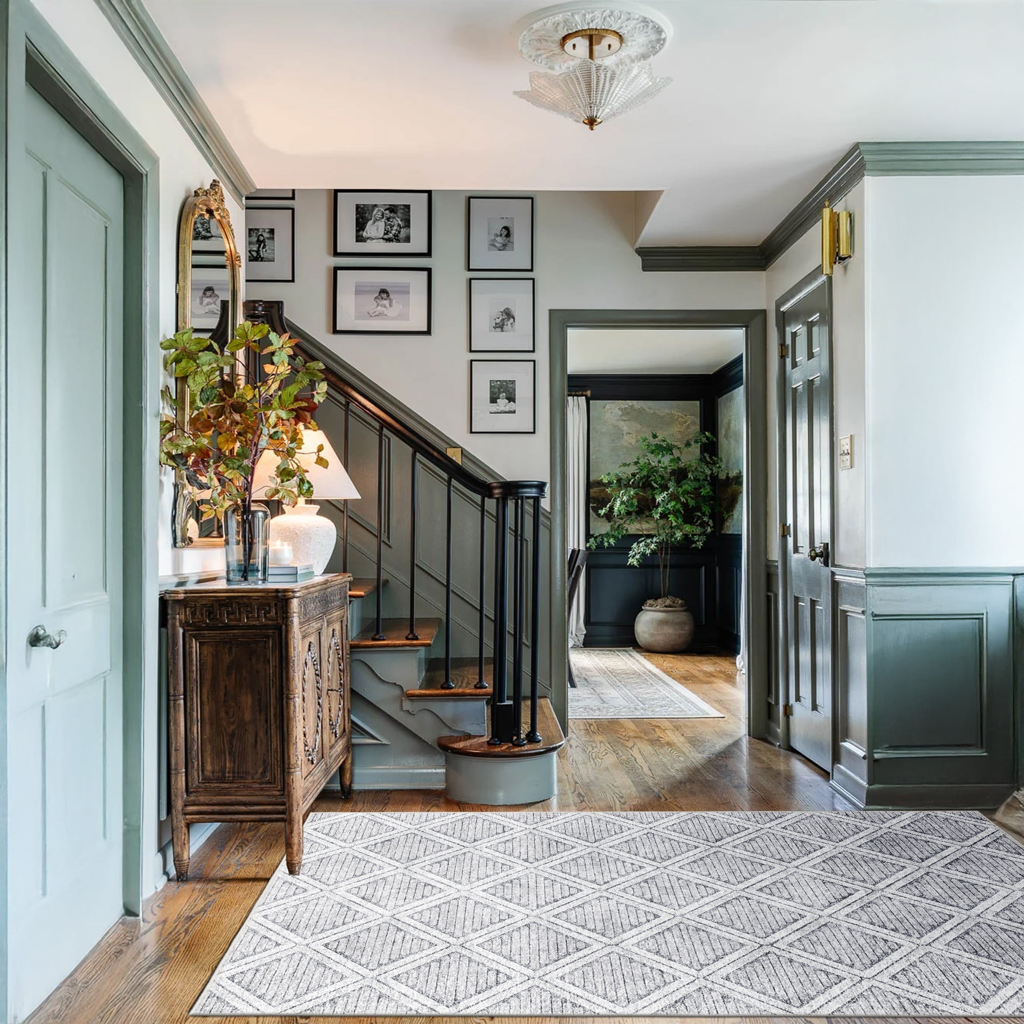 Vessel Machine Washable Area Rug
