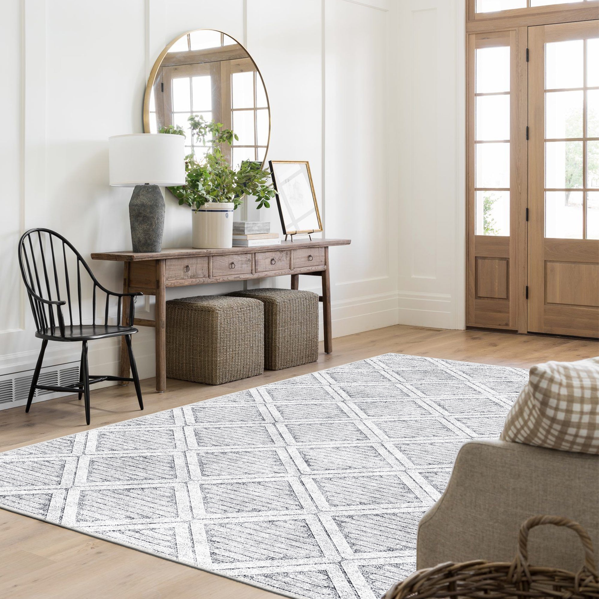 Vessel Machine Washable Area Rug