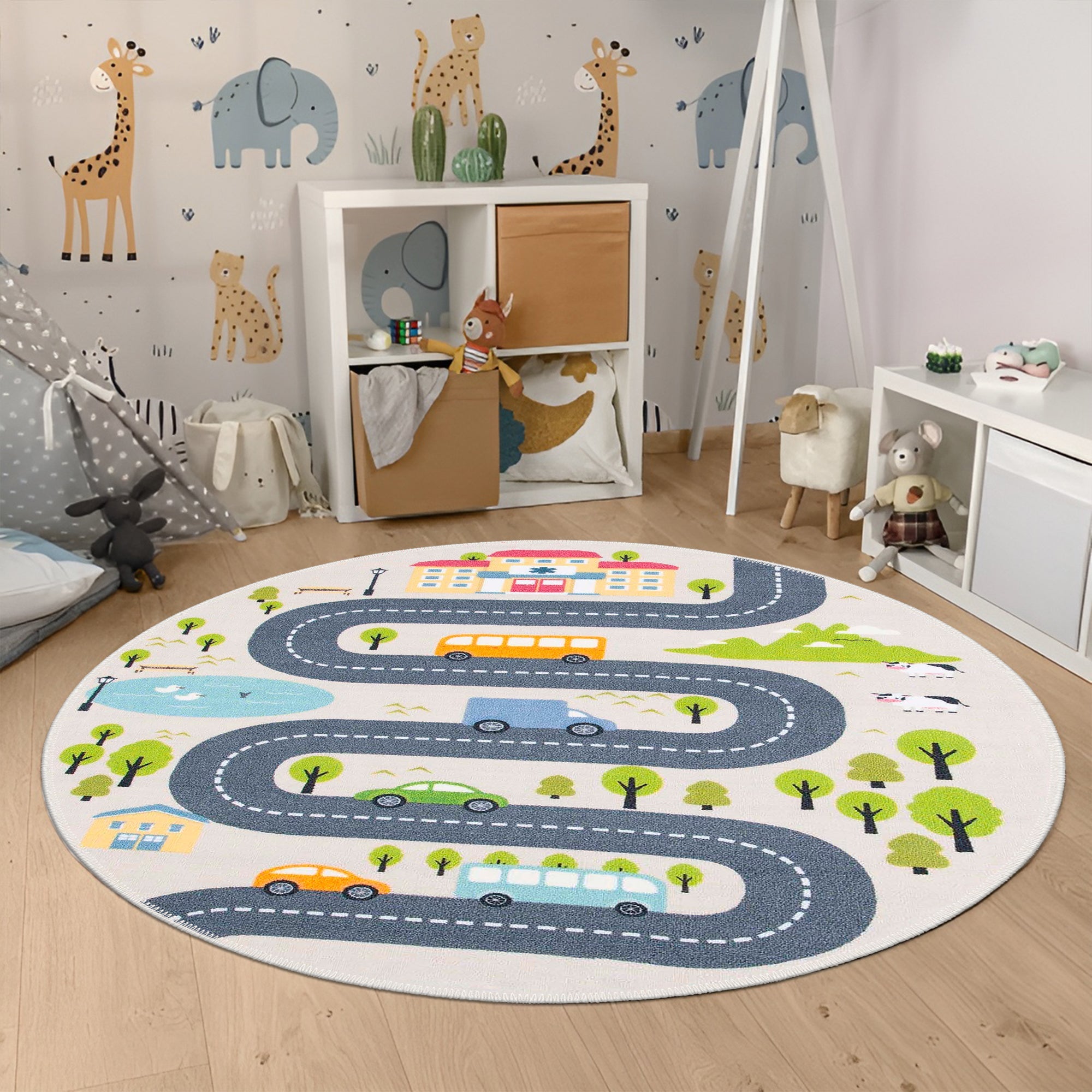 Cypher Machine Washable Area Rug
