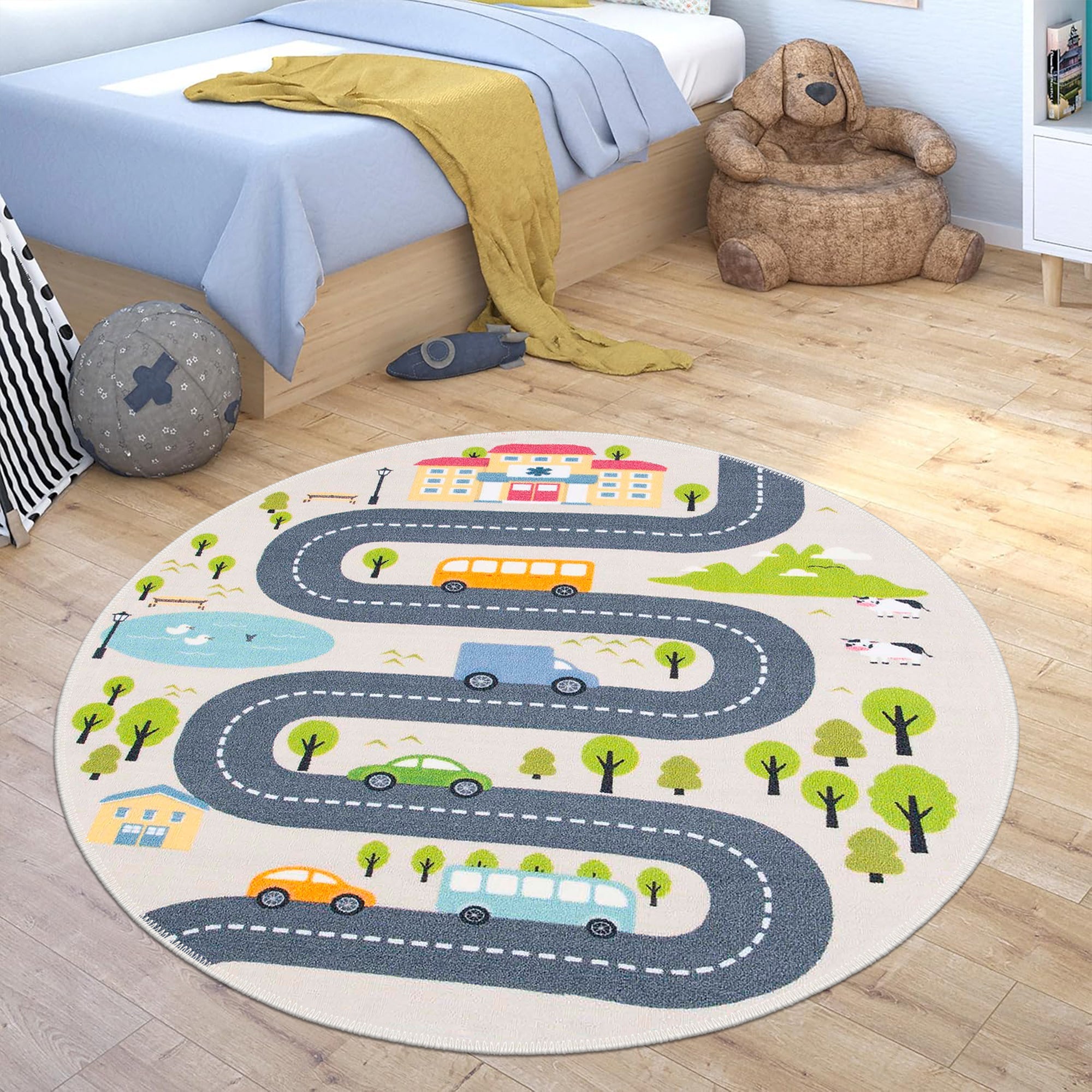 Cypher Machine Washable Area Rug