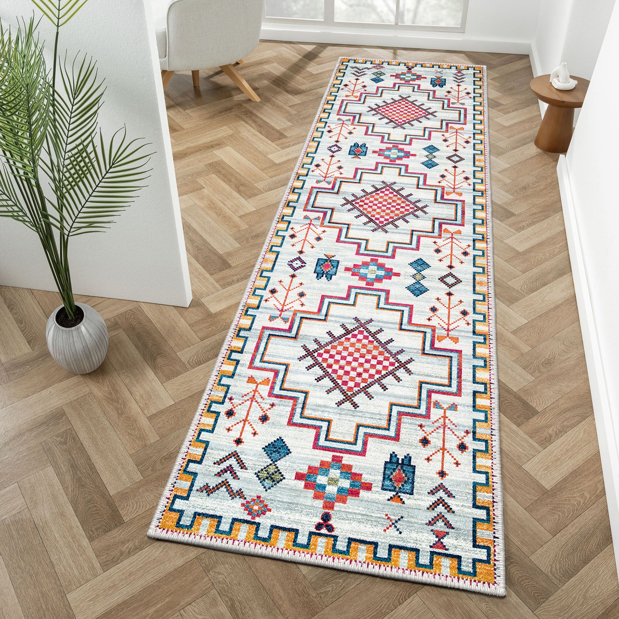 Clover Machine Washable Area Rug