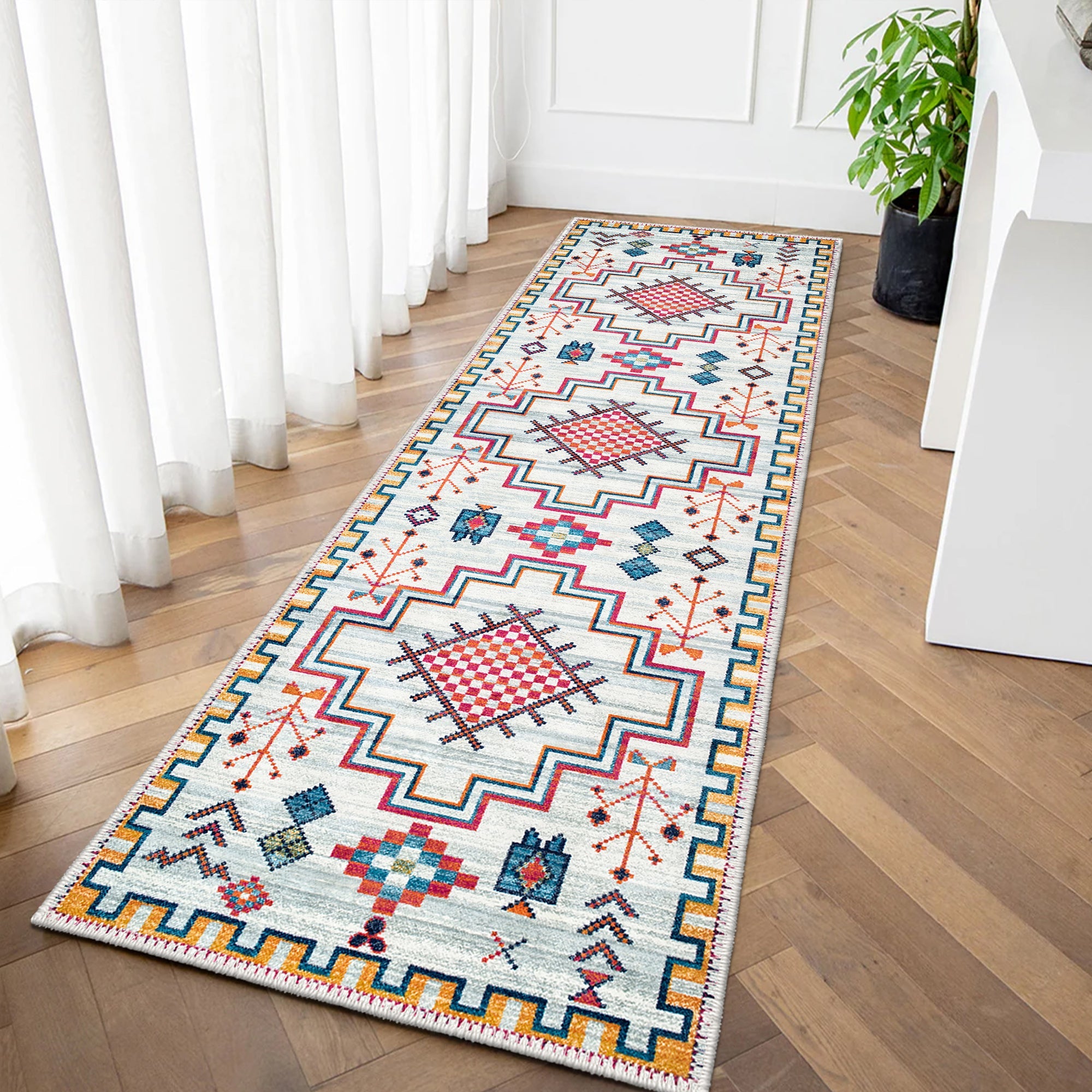 Clover Machine Washable Area Rug